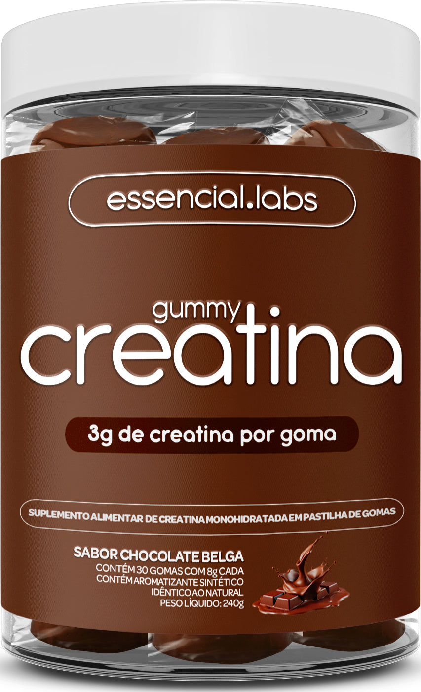 Gummy Creatina - Essencial Labs - Sabor Doce de Leite