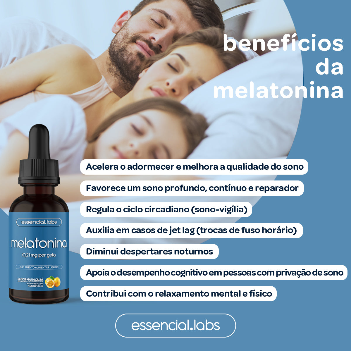Melatonina - Essencial Labs - 30ml