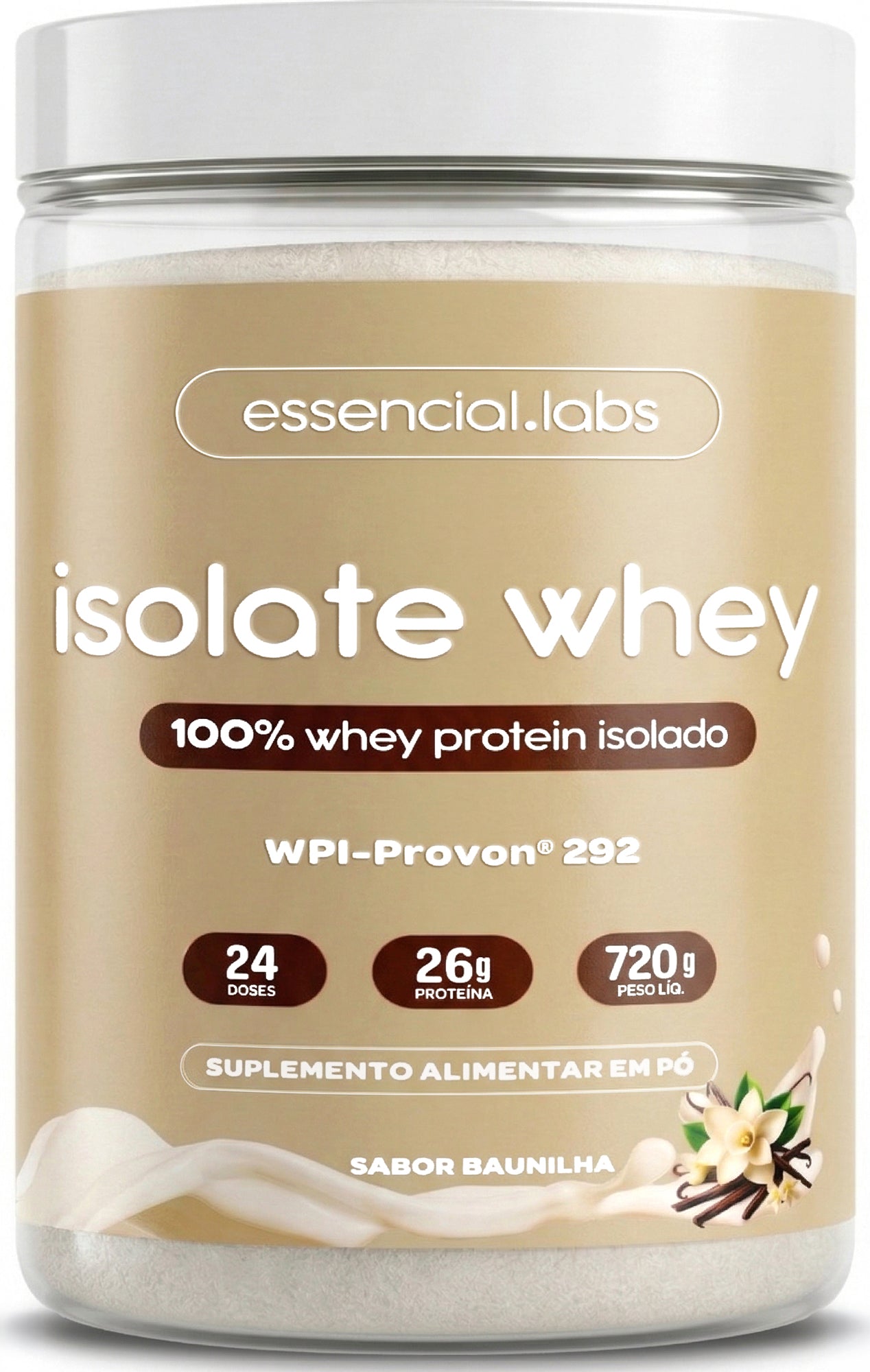 Isolate Whey - Essencial Labs - 720g
