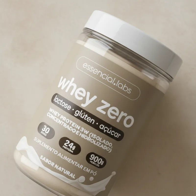 Whey Protein Zero Lactose - Essencial Labs - 900g