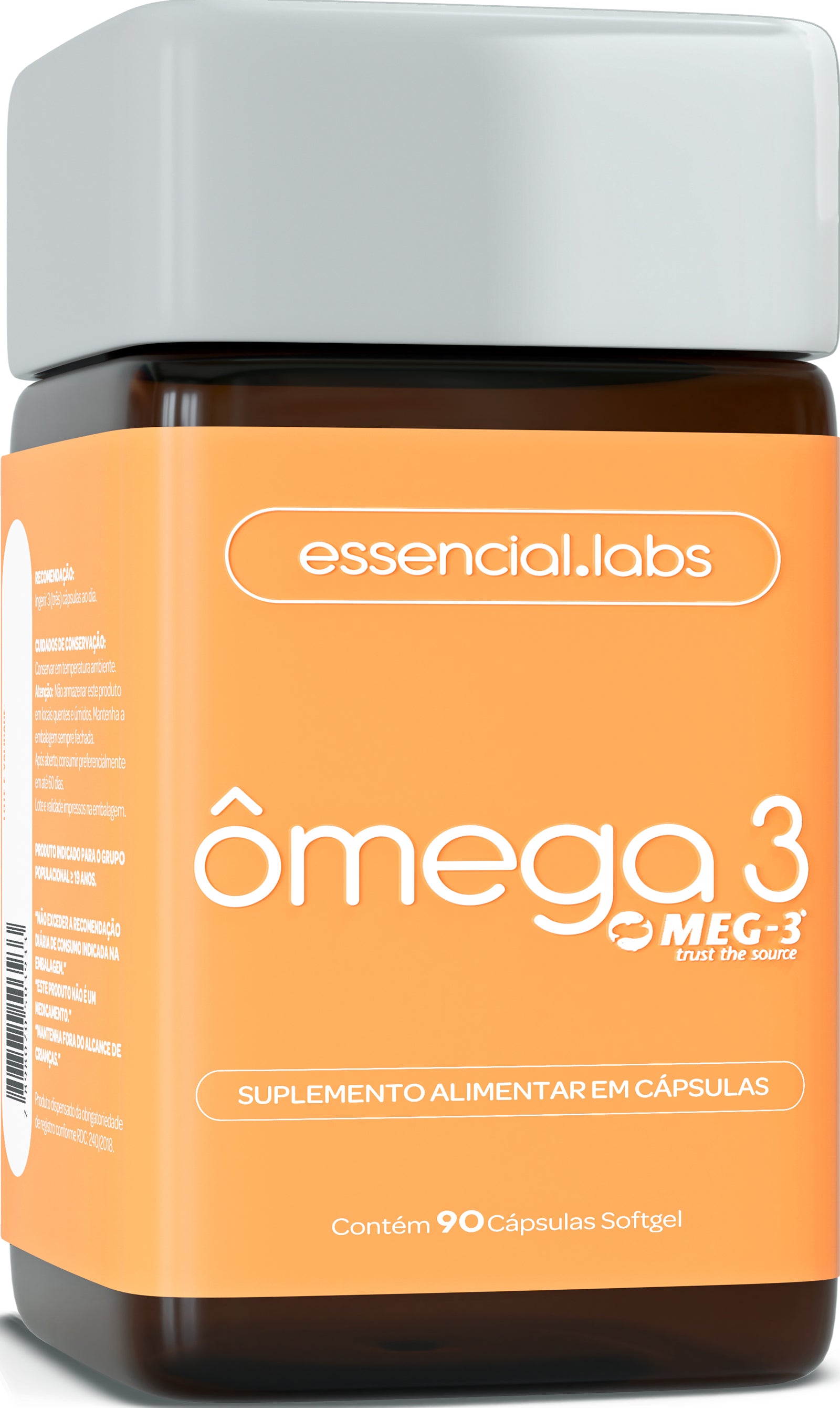 Ômega 3 - Essencial Labs - 90 Cápsulas Softgel