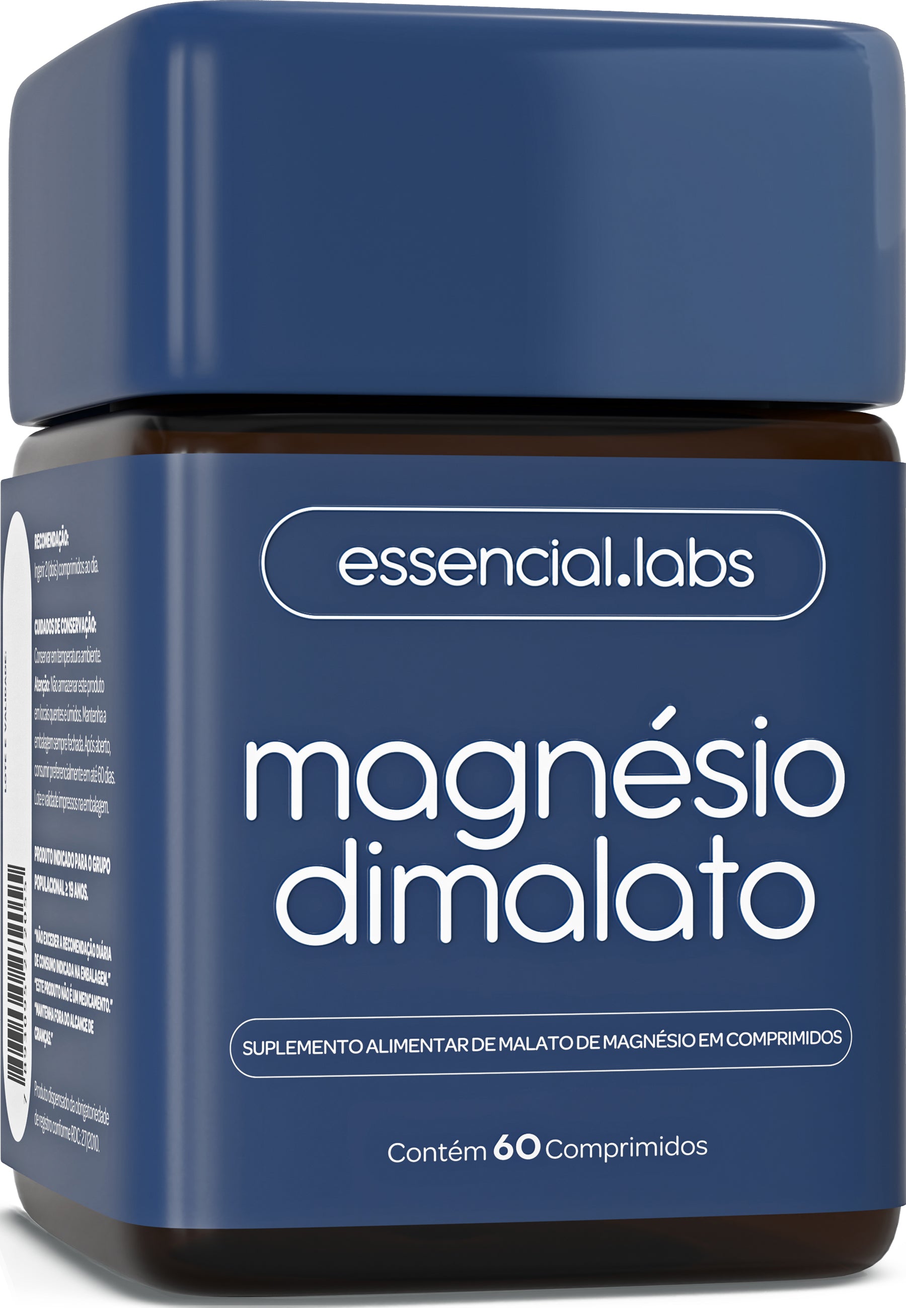 Magnésio Dimalato - Essencial Labs - 60 comprimidos