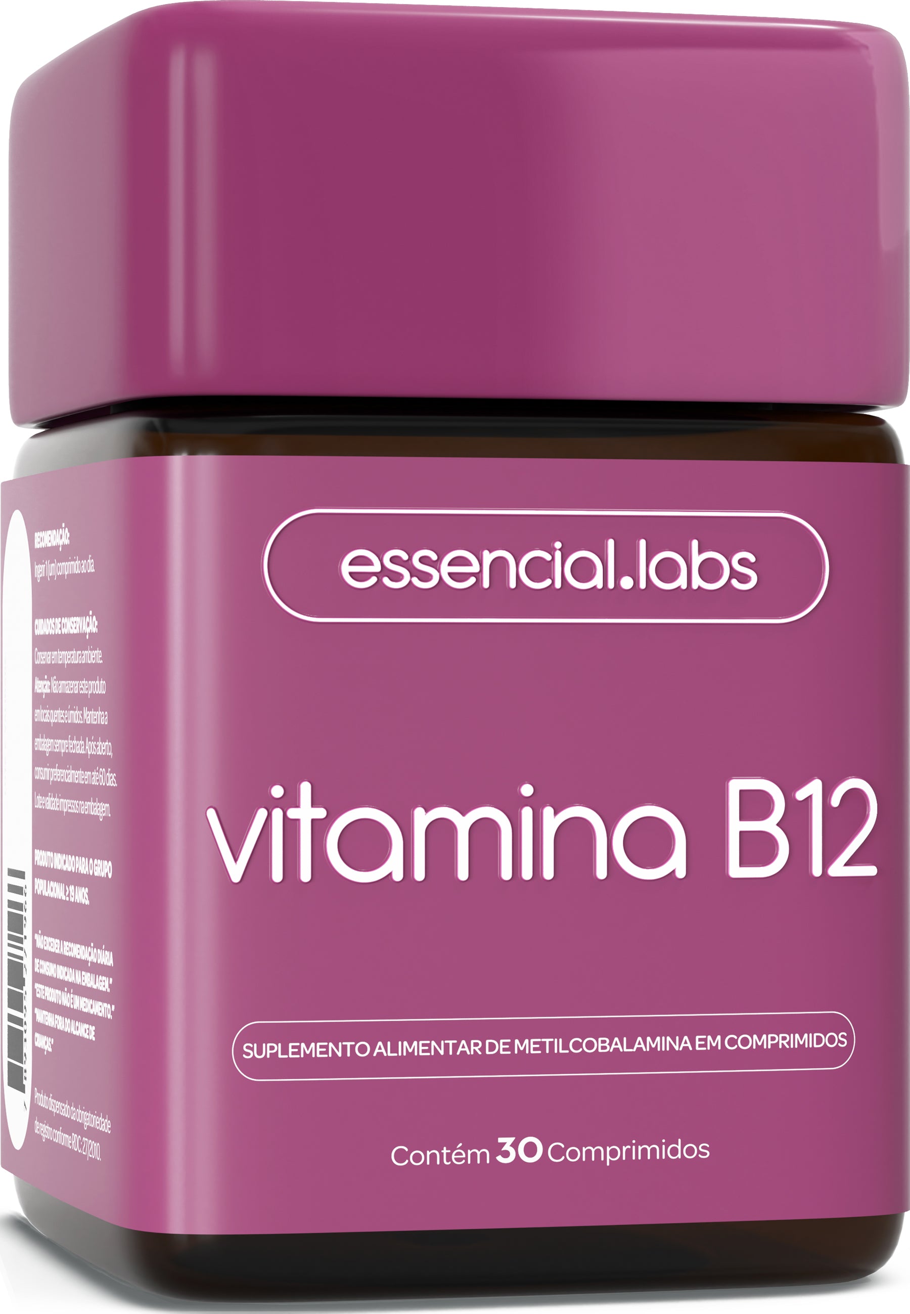 Vitamina B12 - Essencial Labs - 30 comprimidos