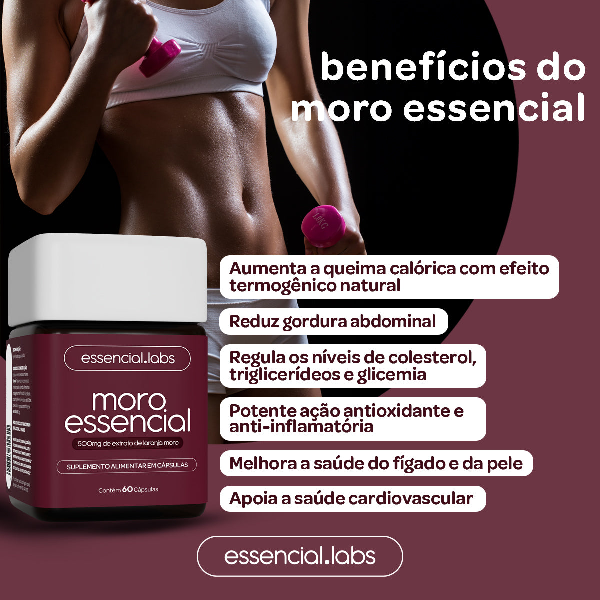 Moro Essencial - Essencial Labs - 60 cápsulas