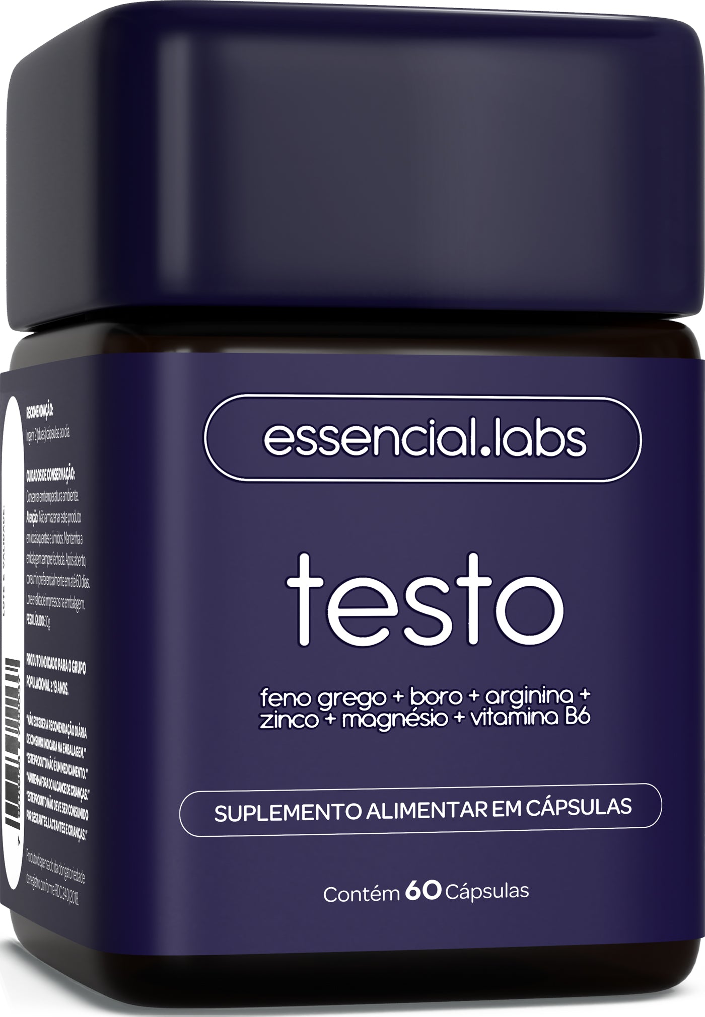Testo - Essencial Labs - 60 cápsulas