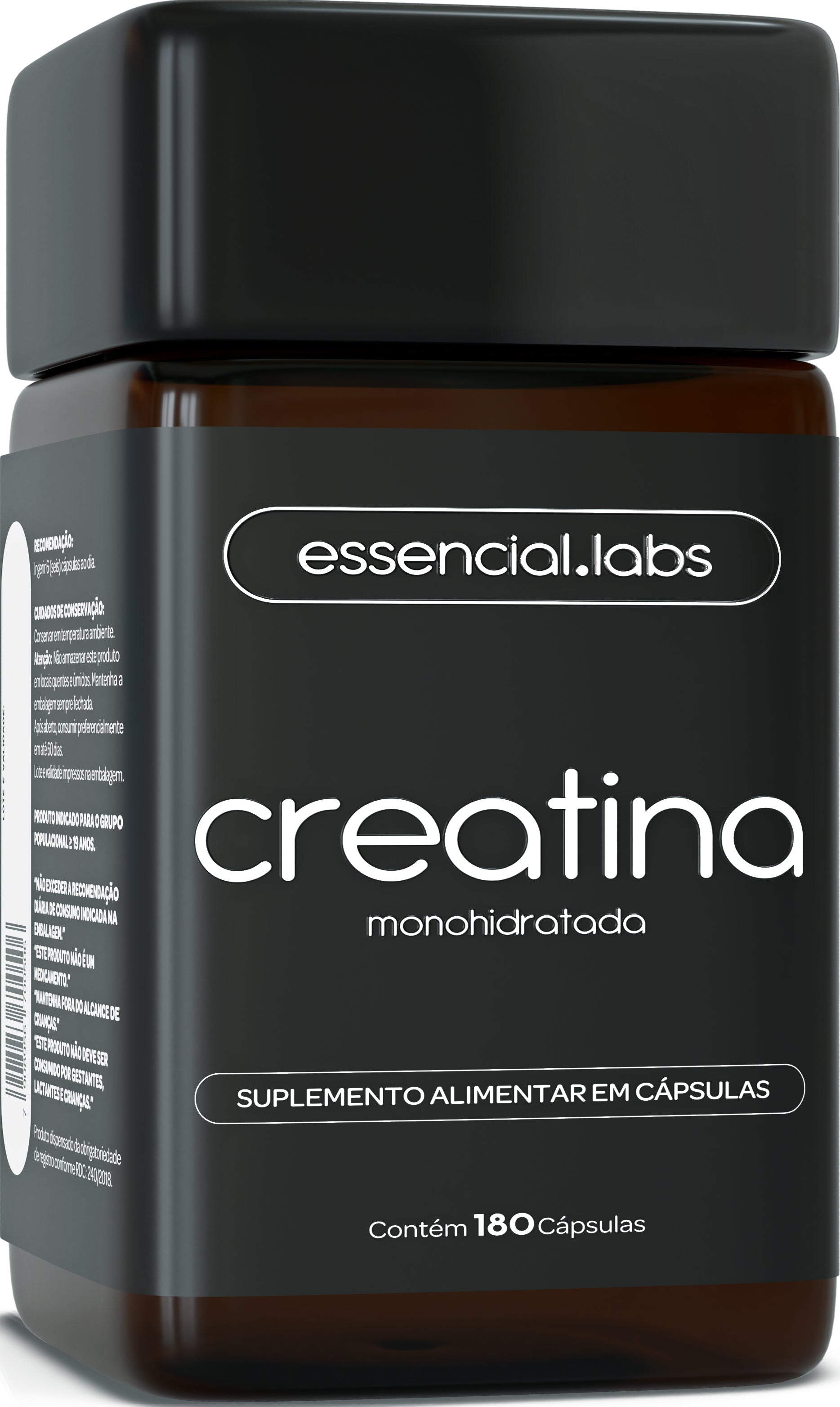 CREATINA - OUROCAPS - 180 cápsulas