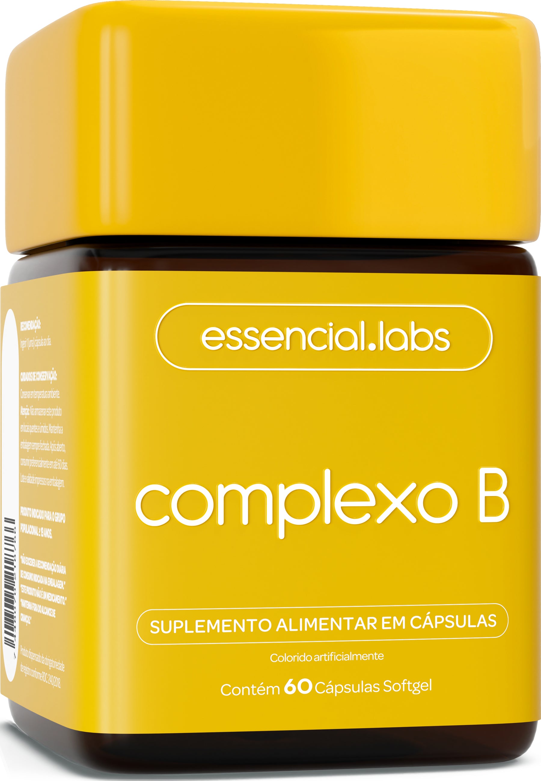 Complexo B - Essencial Labs - 60 Cápsulas Softgel