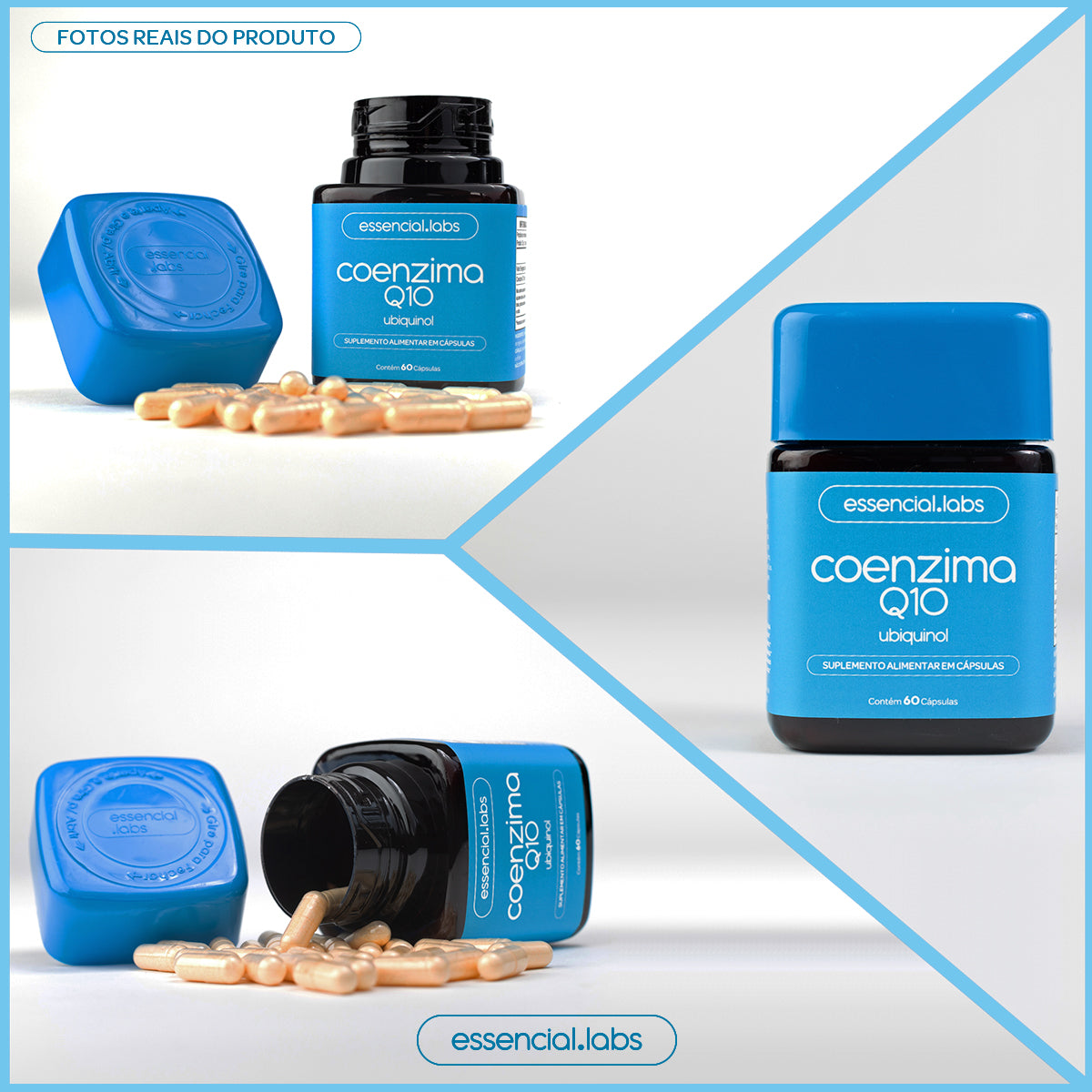 Coenzima Q10 - Essencial Labs - 60 cápsulas