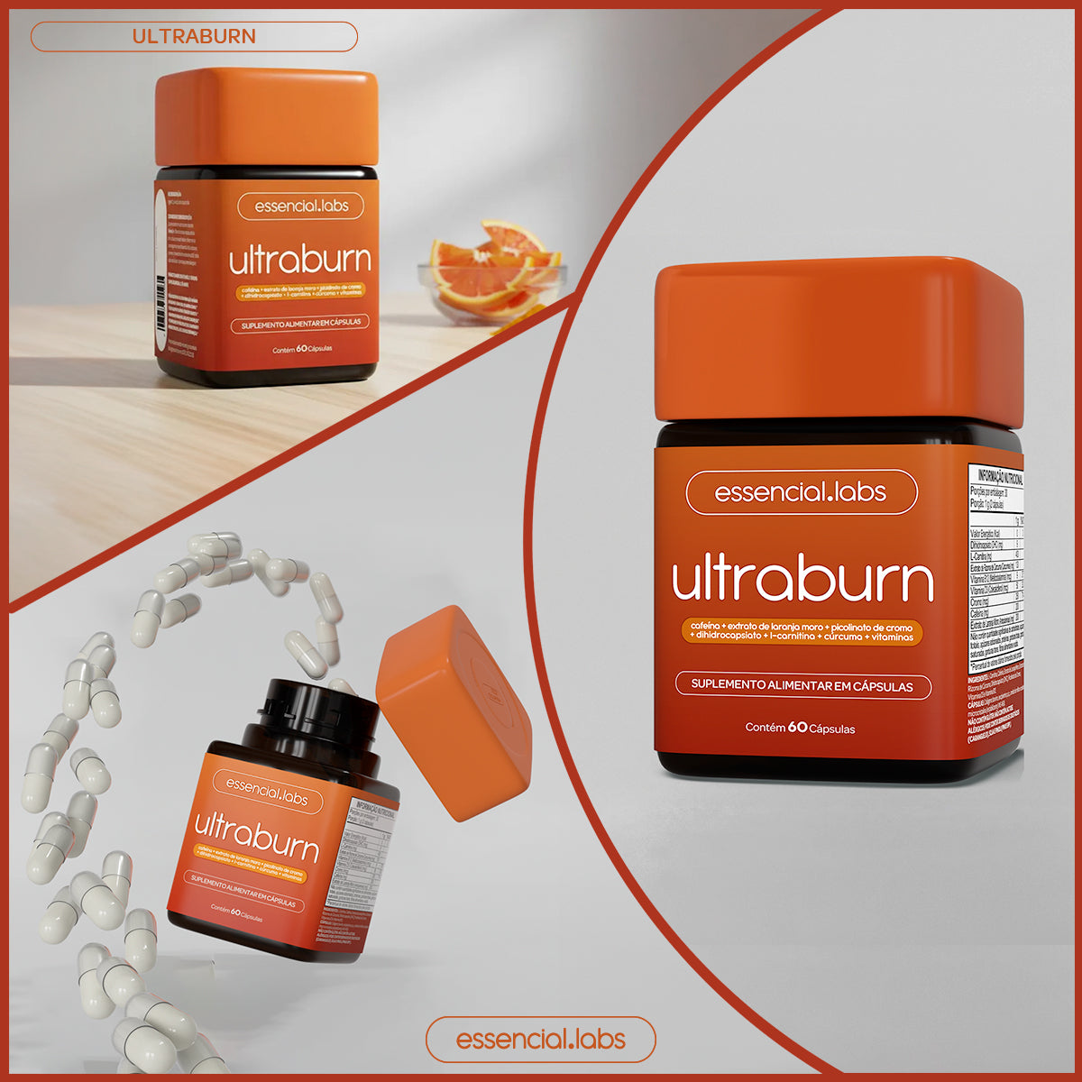 Ultraburn - Essencial Labs - 60 cápsulas