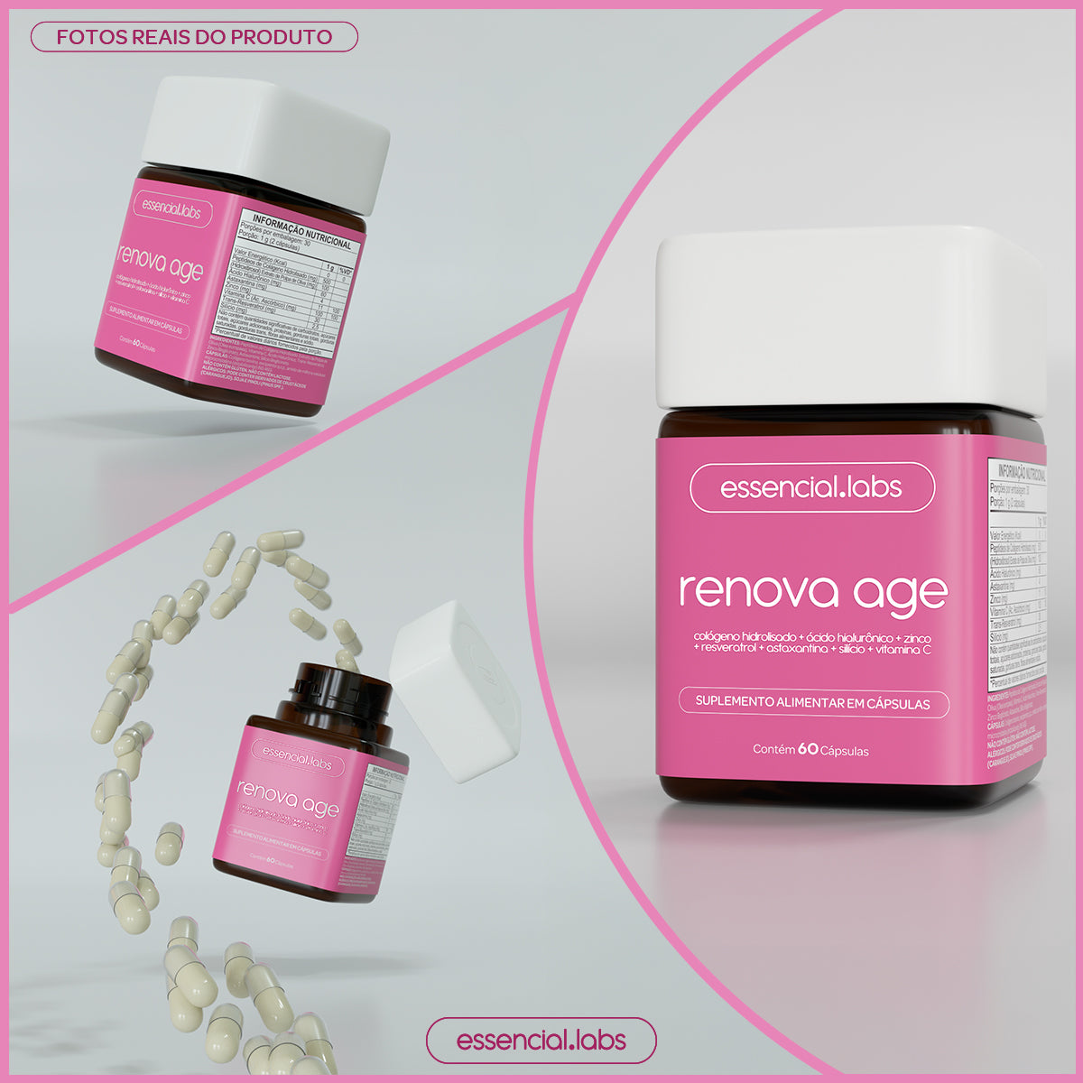 Renova Age - Essencial Labs - 60 cápsulas