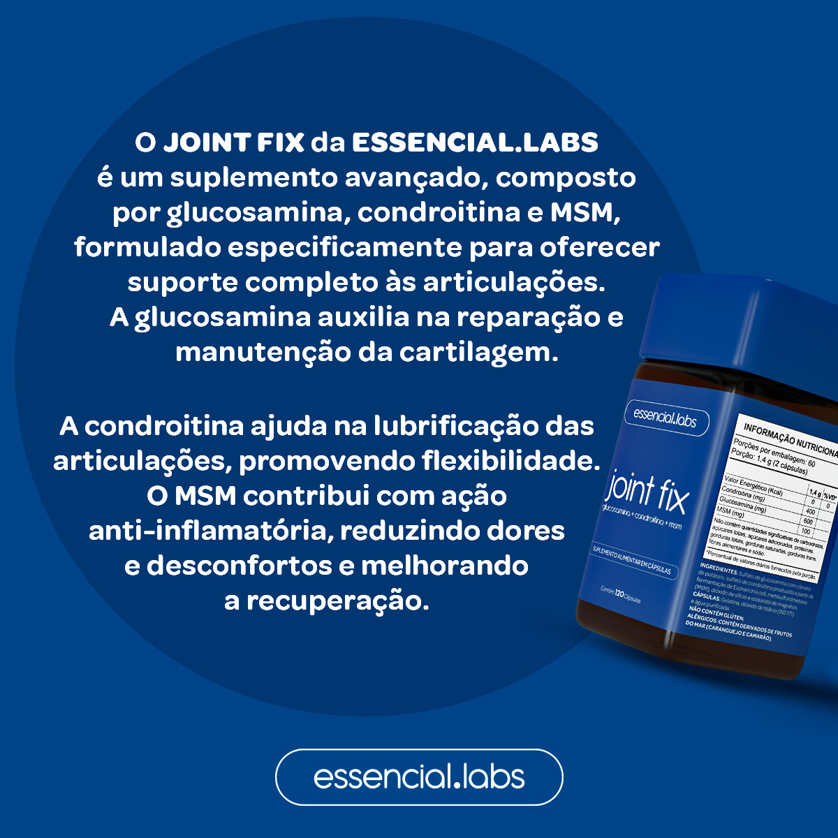 Joint Fix - Esencial Labs - 120 Cápsulas