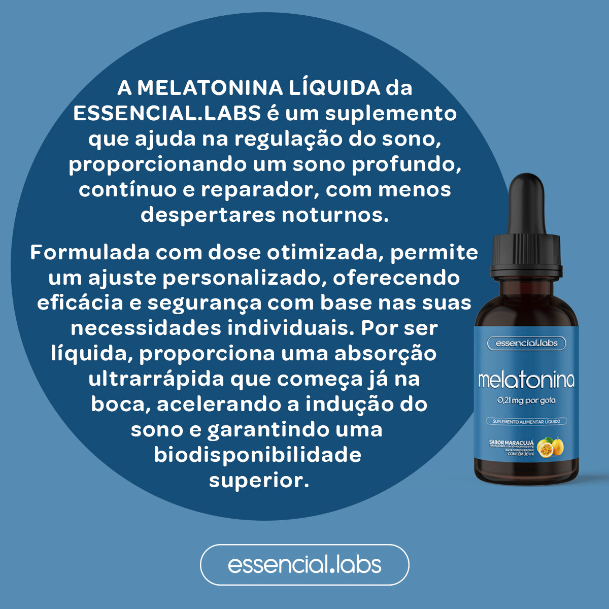 Melatonina - Essencial Labs - 30ml