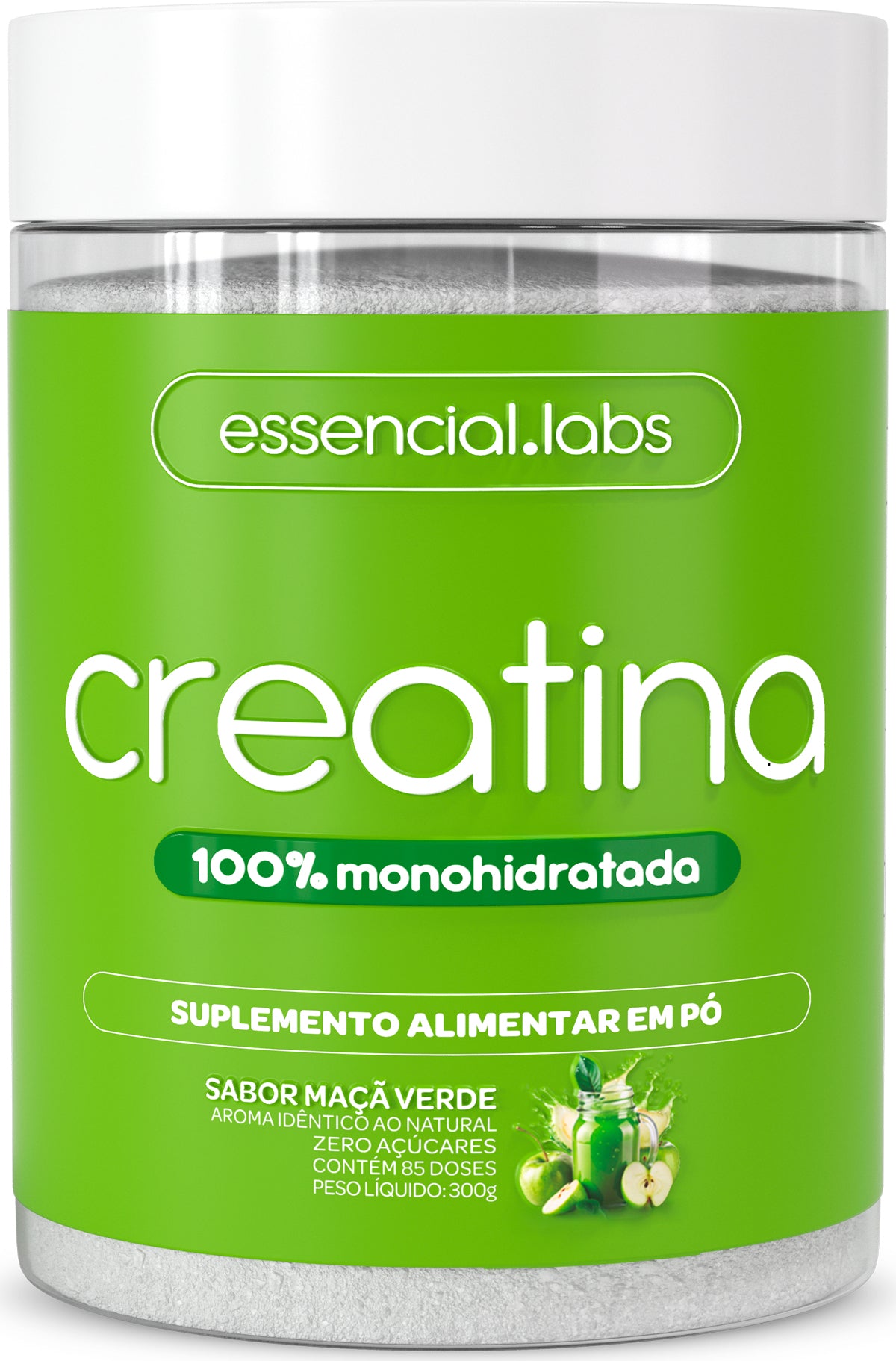 Creatina Monohidratada 300g - Essencial Labs