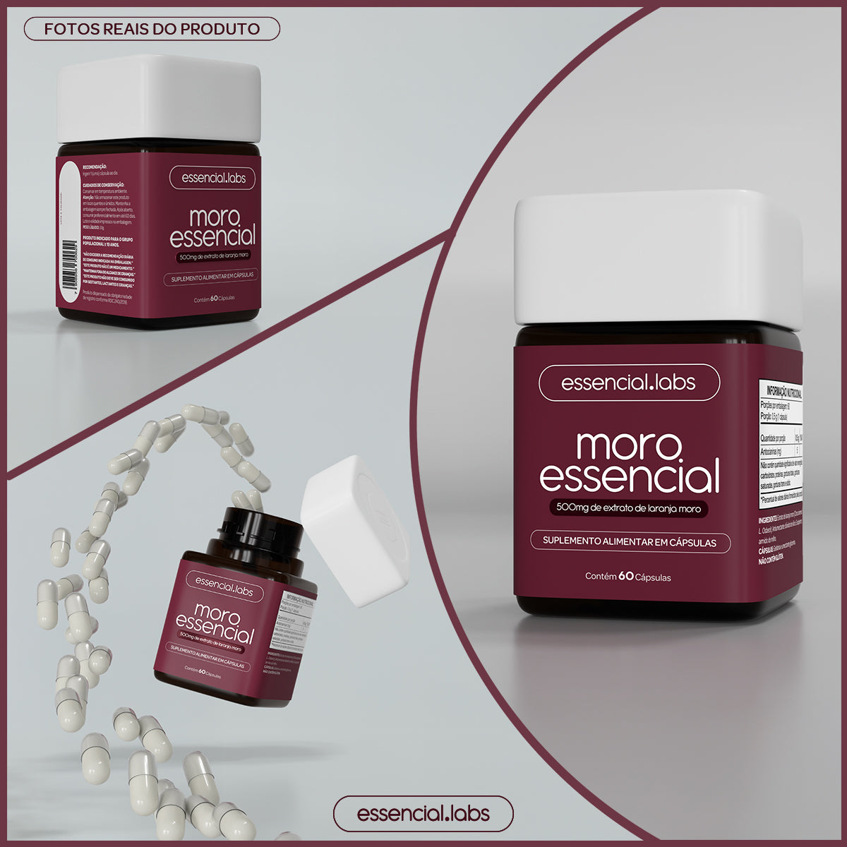 Moro Essencial - Essencial Labs - 60 cápsulas